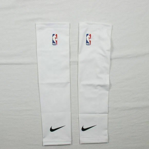 Нарукавники компресійні Nike NBA Elite Shooter Compression Basketball Sleeves White (пара), 2XL, В наявності, доставка 1-2 дні