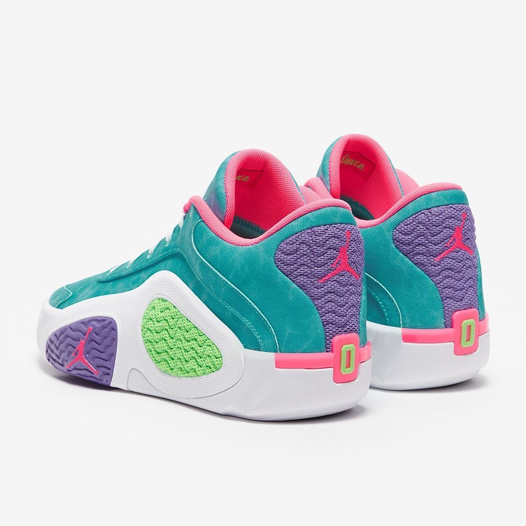 Кросівки баскетбольні Jordan Tatum 2 GPX Hyper Jade White Pink HJ4420-303, 41, В наявності, доставка 1-2 дні