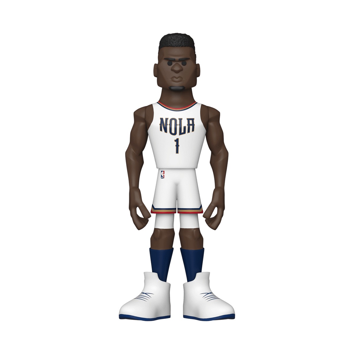 Колекційна фігурка Funko Gold NBA Zion Williamson - New Orleans Pelicans White (59385), 5'' (12.7 см), В наявності, доставка 1-2 дні