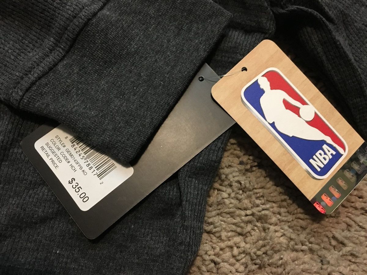 Кофта лонгслів UNK NBA Cleveland Cavaliers Grey, S, В наявності, доставка 1-2 дні