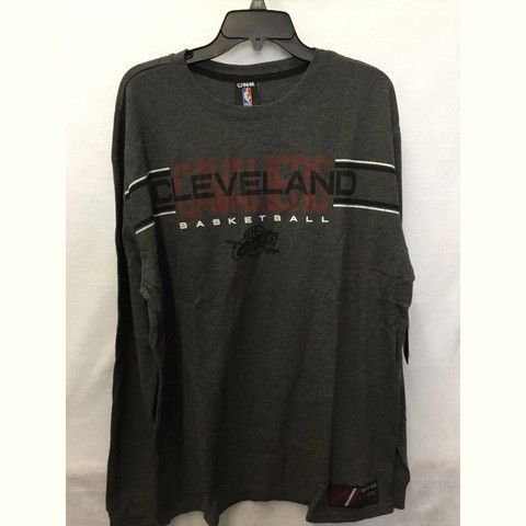 Кофта лонгслів UNK NBA Cleveland Cavaliers Grey, S, В наявності, доставка 1-2 дні