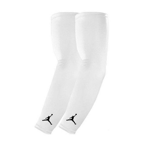 Нарукавники компресійні Jordan Shooter Dry Mesh Sleeves White (пара), L/XL, В наявності, доставка 1-2 дні