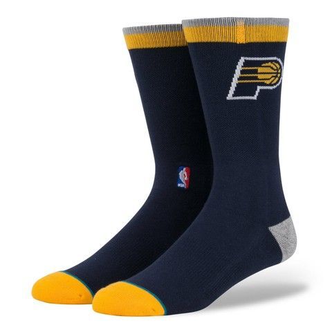 Шкарпетки унісекс Stance NBA Indiana Pacers Arena Logo Crew Socks Navy M558D5PACE-NVY, M (38-42), В наявності, доставка 1-2 дні