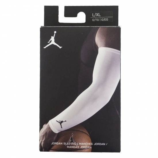 Нарукавники компресійні Jordan Shooter Dry Mesh Sleeves White (пара), L/XL, В наявності, доставка 1-2 дні