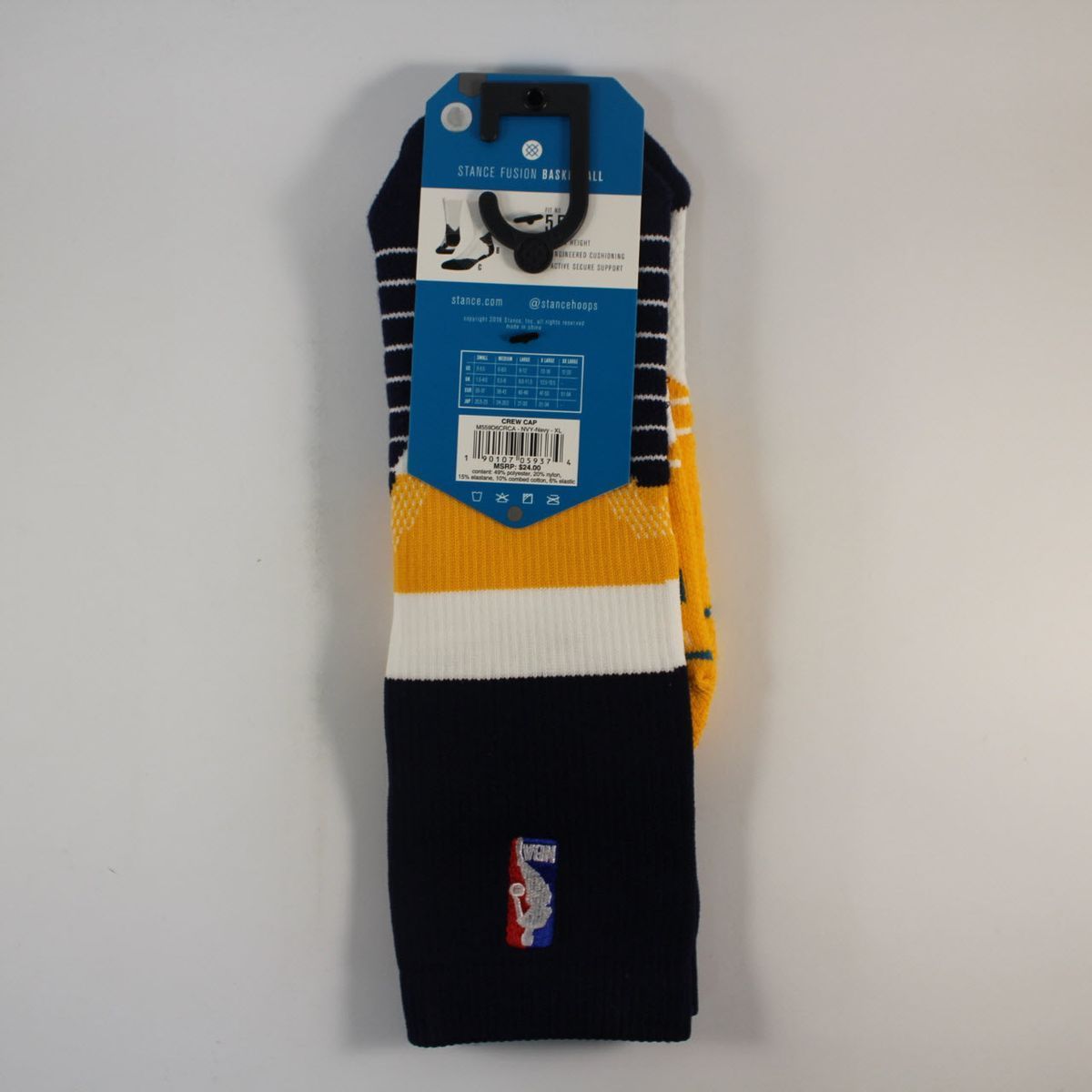 Шкарпетки баскетбольні Stance NBA Crew Cap Basketball Socks Navy M559D6CRCA-NVY, XL (46-50), В наявності, доставка 1-2 дні