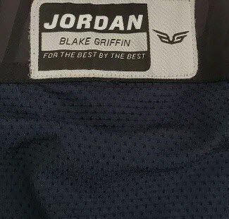 Лосіни компресійні з захистом Nike Jordan Pro Hyperstrong NBA Blake Griffin Padded Compression 3/4 Pants CUSTOM Navy AA0746-451, L/XL, В наявності, доставка 1-2 дні