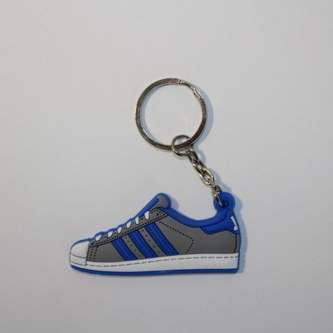 Брелок Adidas Superstar Originals Grey Blue, OneSize (універсальний), В наявності, доставка 1-2 дні