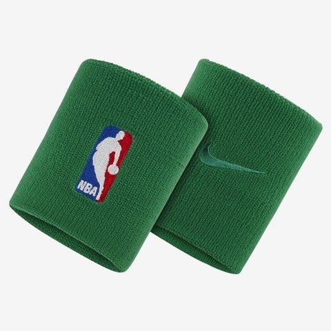 Напульсники Nike Elite NBA Dri-FIT Wristbands Green (пара) NKN03333OS, OneSize (універсальний), В наявності, доставка 1-2 дні