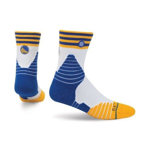 Шкарпетки баскетбольні Stance NBA Golden State Warriors Logo Quarter Basketball Socks White M359D6LQWA-WHT, XL (46-50), В наявності, доставка 1-2 дні
