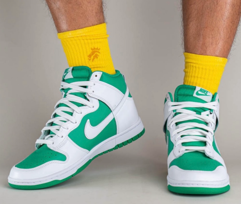 Кросівки чоловічі Nike Dunk Hi Retro BTTYS Stadium Green DV0829-300, 42.5, В наявності, доставка 1-2 дні