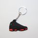 Брелок Jordan 13 Retro Black Red, OneSize (універсальний), В наявності, доставка 1-2 дні