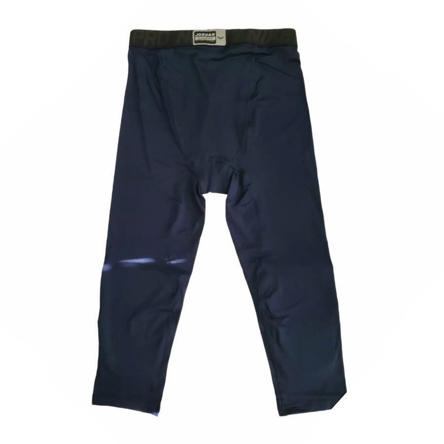 Лосіни компресійні з захистом Nike Jordan Pro Hyperstrong NBA Blake Griffin Padded Compression 3/4 Pants CUSTOM Navy AA0746-451, L/XL, В наявності, доставка 1-2 дні