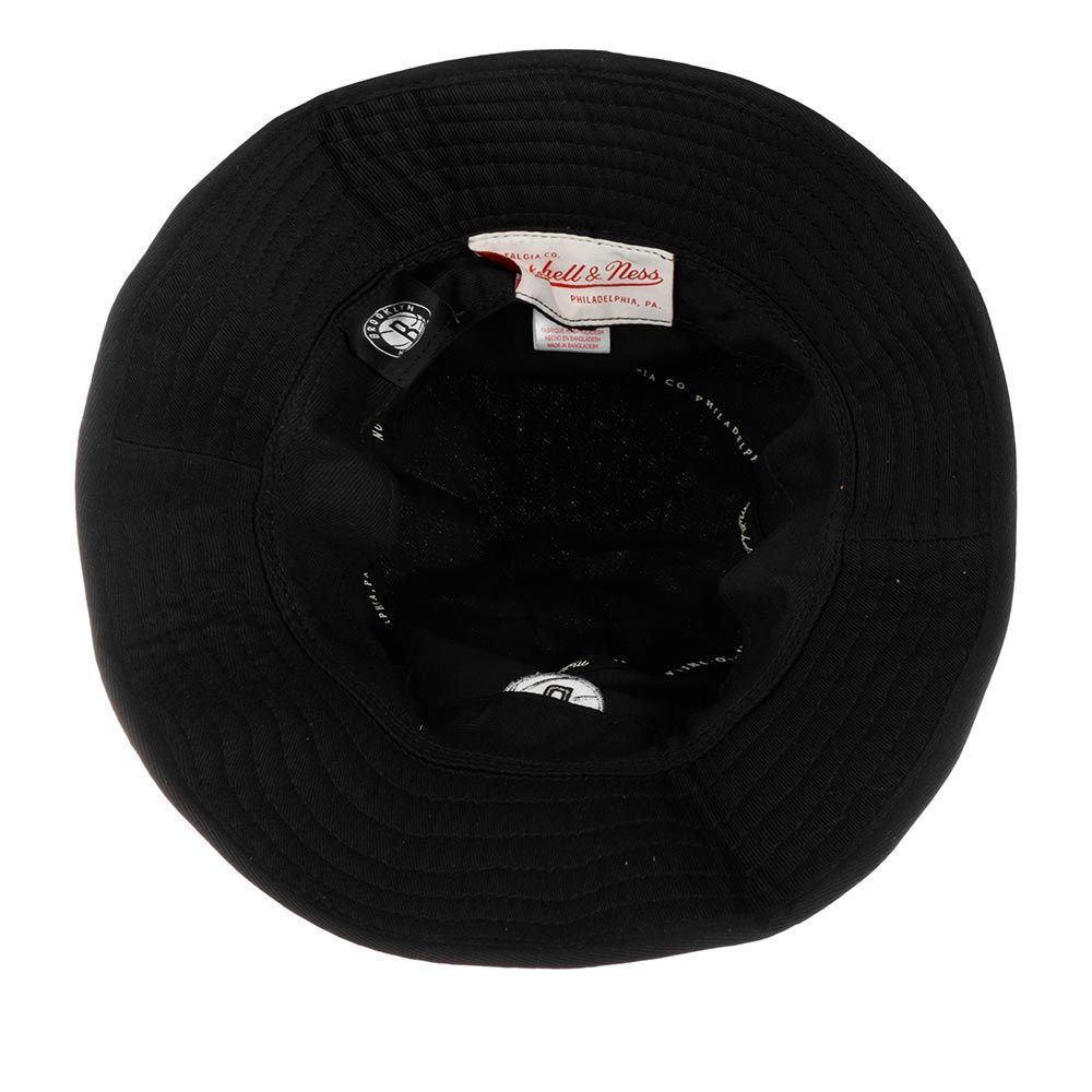 Панама Mitchell & Ness NBA Team Logo Brooklyn Nets Bucket Hat Black, L/XL, В наявності, доставка 1-2 дні