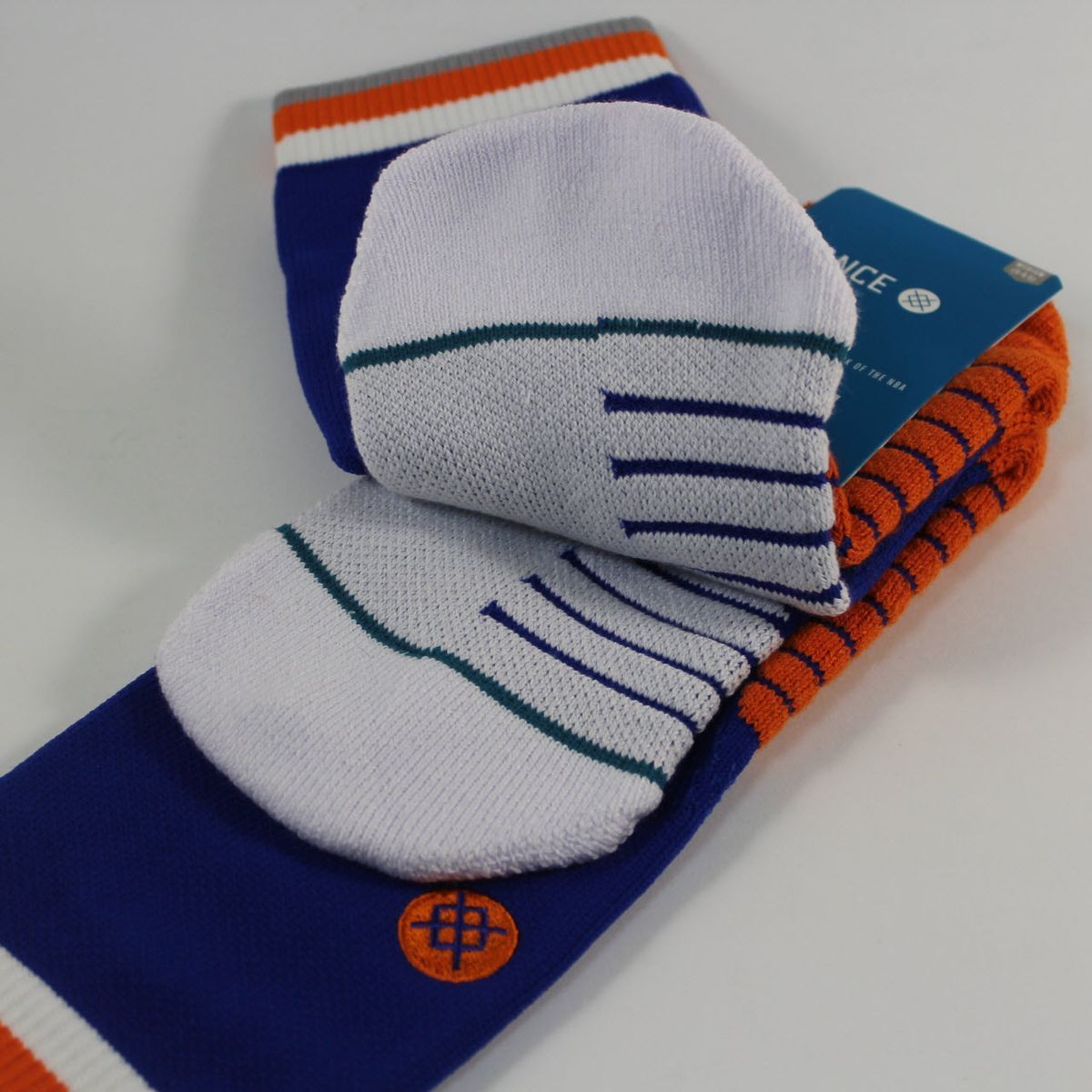 Шкарпетки баскетбольні Stance NBA New York Knicks Logo Crew Basketball Socks Blue M559C5LCKN-BLU, M (38-42), В наявності, доставка 1-2 дні