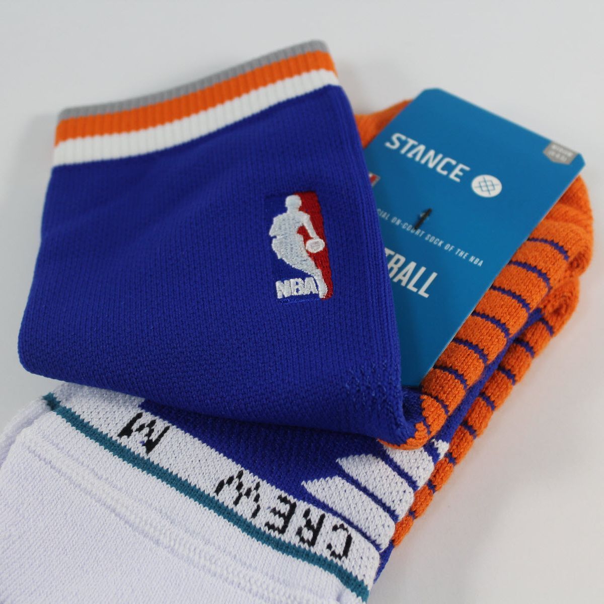 Шкарпетки баскетбольні Stance NBA New York Knicks Logo Crew Basketball Socks Blue M559C5LCKN-BLU, M (38-42), В наявності, доставка 1-2 дні