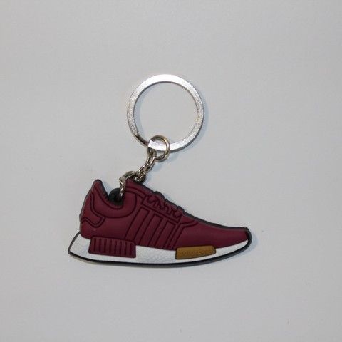 Брелок Adidas NMD R1 Maroon Gold, OneSize (універсальний), В наявності, доставка 1-2 дні