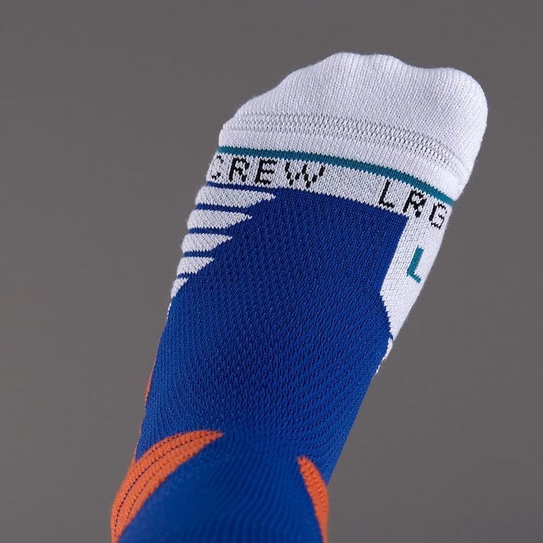Шкарпетки баскетбольні Stance NBA New York Knicks Logo Crew Basketball Socks Blue M559C5LCKN-BLU, M (38-42), В наявності, доставка 1-2 дні
