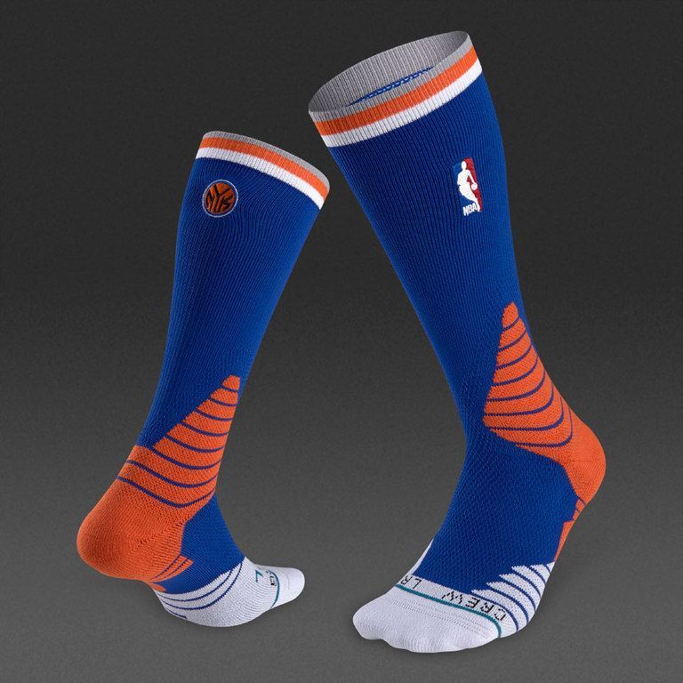 Шкарпетки баскетбольні Stance NBA New York Knicks Logo Crew Basketball Socks Blue M559C5LCKN-BLU, M (38-42), В наявності, доставка 1-2 дні