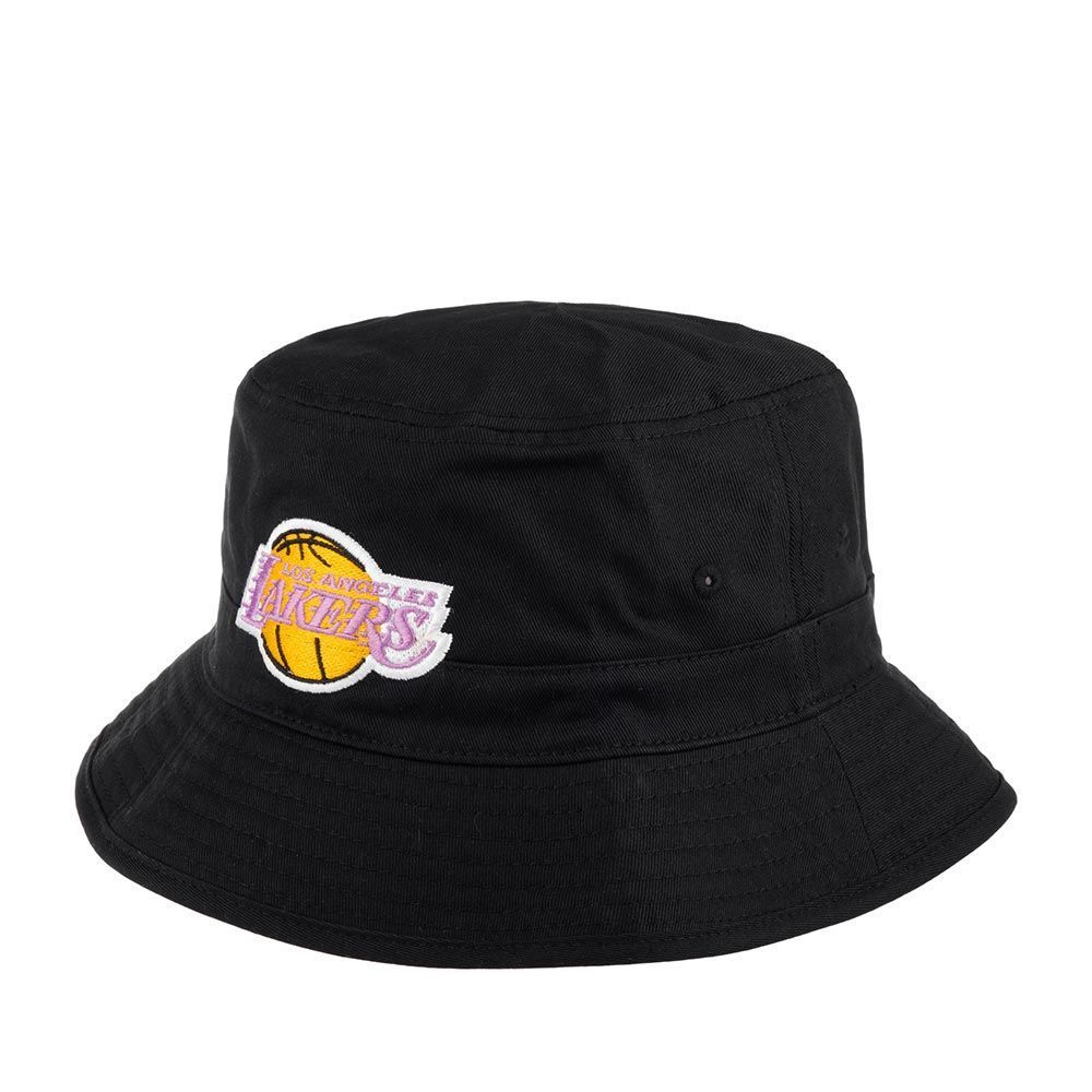 Панама Mitchell & Ness NBA Team Logo Los Angeles Lakers Bucket Hat Black, L/XL, В наявності, доставка 1-2 дні