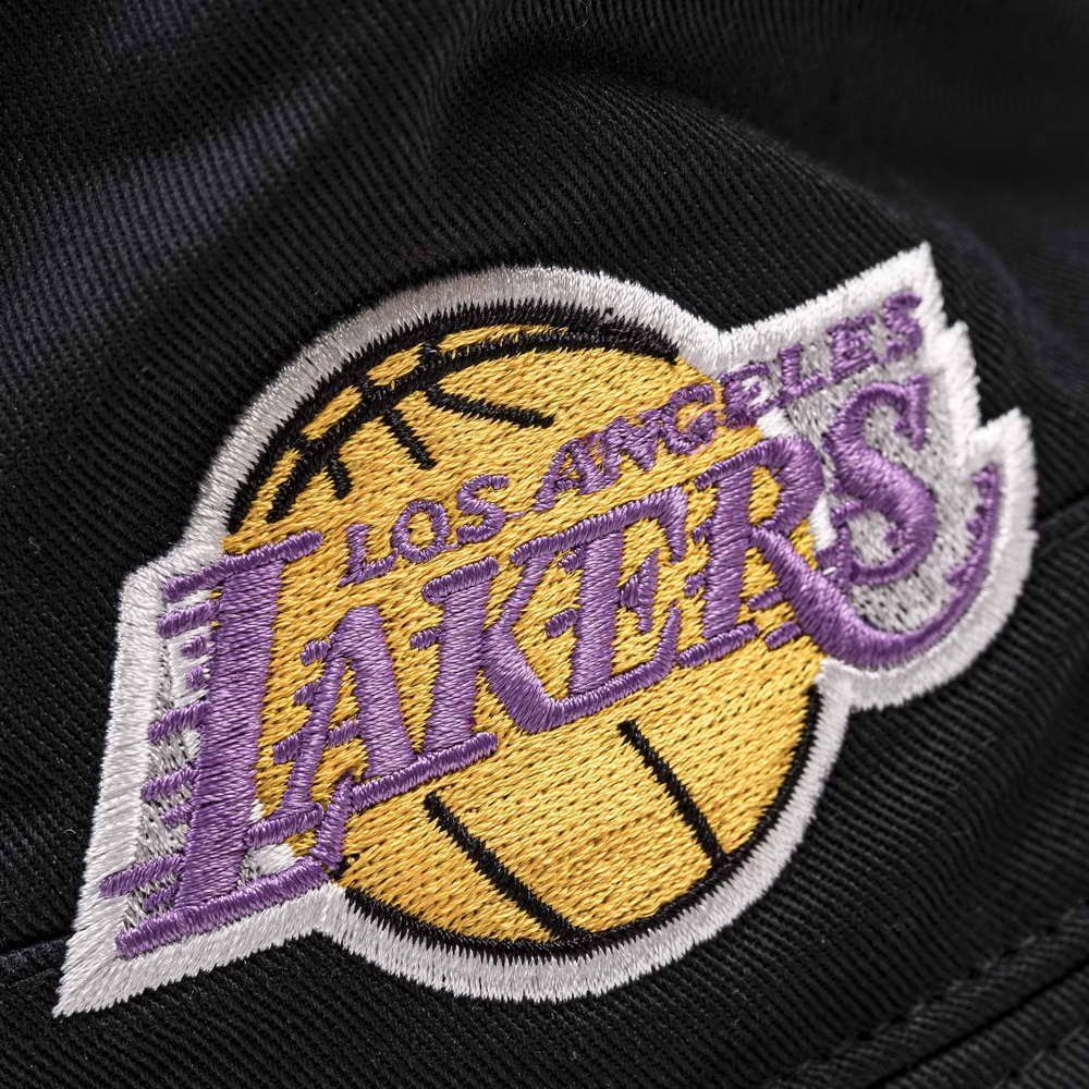 Панама Mitchell & Ness NBA Team Logo Los Angeles Lakers Bucket Hat Black, L/XL, В наявності, доставка 1-2 дні