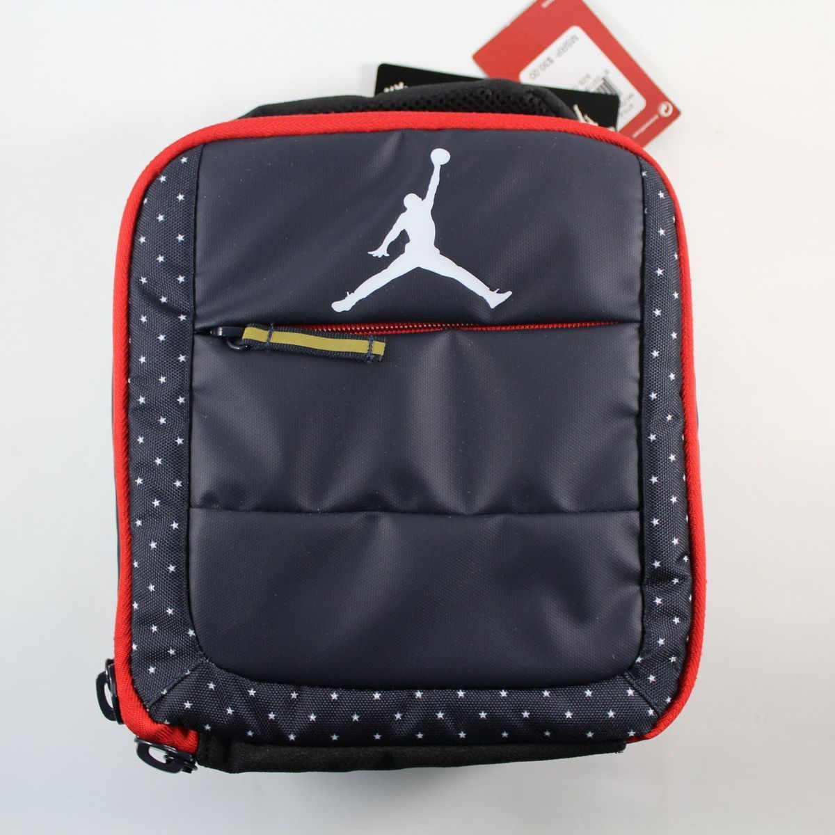 Ланчбокс Jordan Elephant Print Square Lunch Box Navy Red, OneSize (універсальний), В наявності, доставка 1-2 дні
