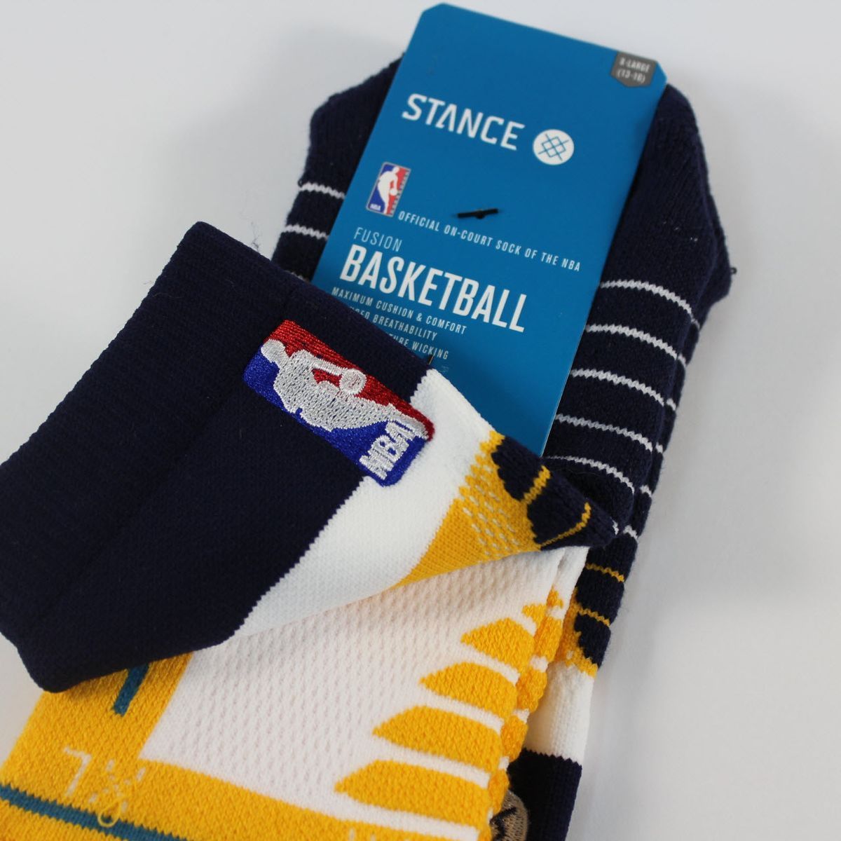 Шкарпетки баскетбольні Stance NBA Quarter Cap Basketball Socks Navy M359D6QTCA-NVY, XL (46-50), В наявності, доставка 1-2 дні