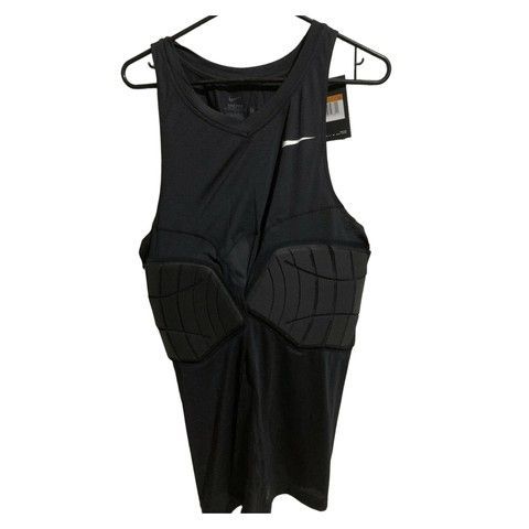 Майка компресійна з захистом Nike Pro Hyperstrong Padded Compression Basketball Tank Top Black 746882-010, 2XL, В наявності, доставка 1-2 дні