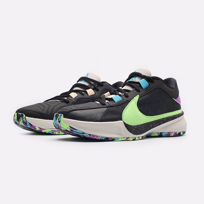 Кросівки баскетбольні Nike Zoom Freak 5 Black Phantom DX4985-002, 40.5, В наявності, доставка 1-2 дні