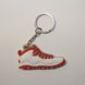 Брелок Jordan 10 Retro White Red, OneSize (універсальний), В наявності, доставка 1-2 дні