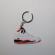 Брелок Jordan 5 Retro White Red, OneSize (універсальний), В наявності, доставка 1-2 дні