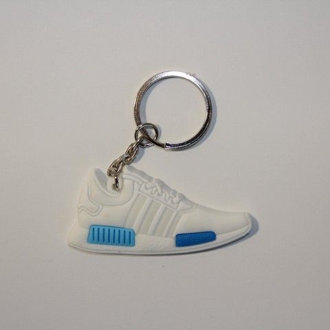 Брелок Adidas NMD R1 White Blue, OneSize (універсальний), В наявності, доставка 1-2 дні