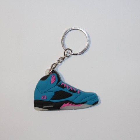 Брелок Jordan 5 Retro Teal Pink, OneSize (універсальний), В наявності, доставка 1-2 дні