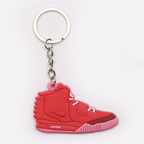 Брелок Nike Air Yeezy II 2 Red Pink, OneSize (універсальний), В наявності, доставка 1-2 дні