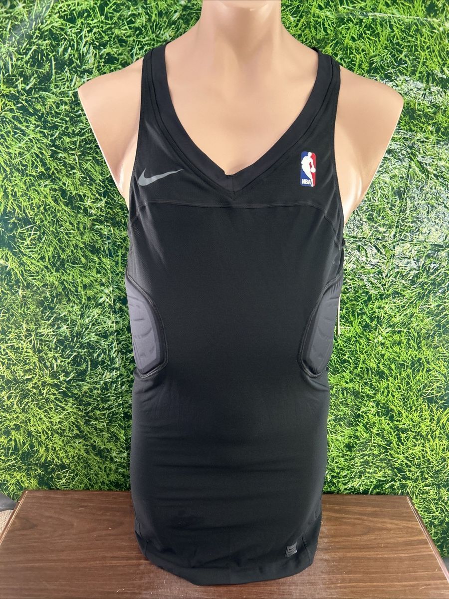 Майка компресійна з захистом Nike Pro Hyperstrong NBA Team Issued Padded Compression Basketball Tank Top Black 881965-010, 4XL, В наявності, доставка 1-2 дні