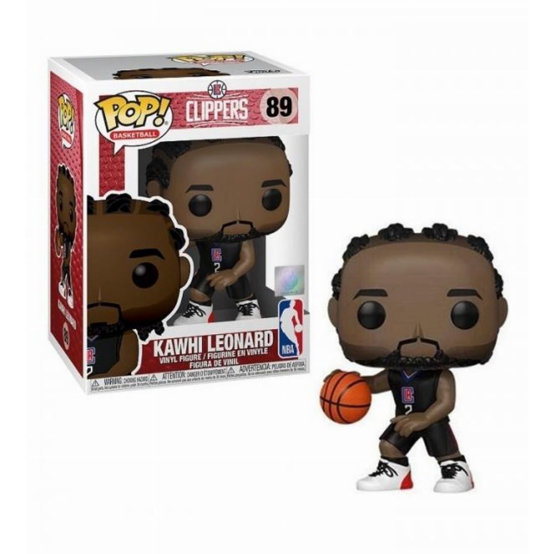 Колекційна фігурка Funko Pop NBA Kawhi Leonard #89 - Los Angeles Clippers Black (50978), 4'' (10 см), В наявності, доставка 1-2 дні