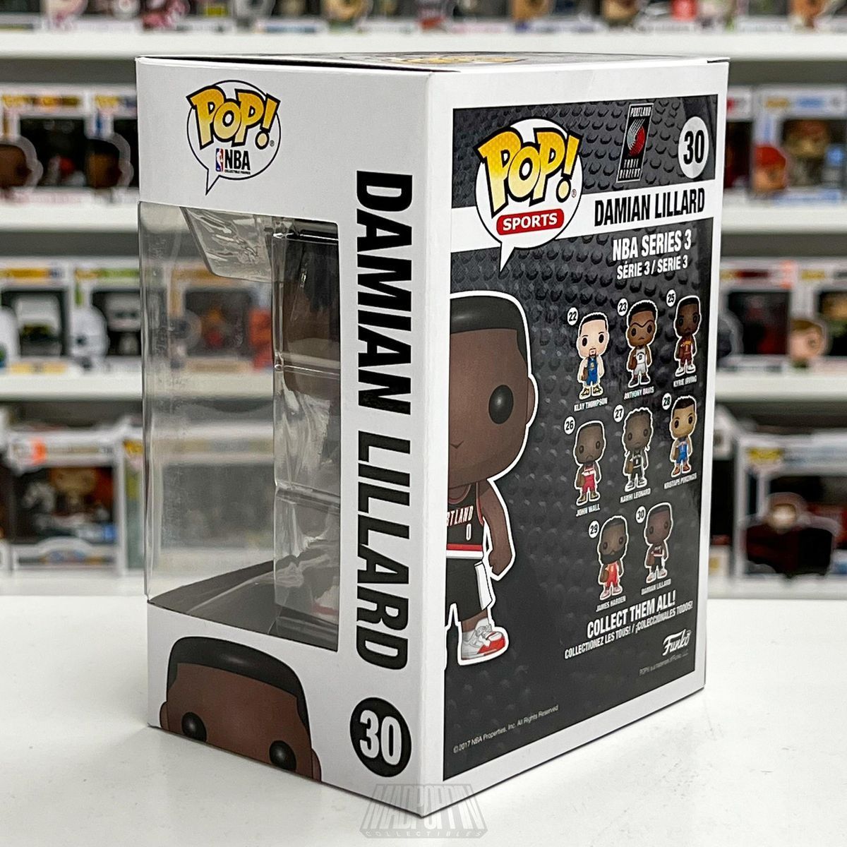 Колекційна фігурка Funko Pop NBA Damian Lillard #30 - Portland Trail Blazers Black (21830), 4'' (10 см), В наявності, доставка 1-2 дні