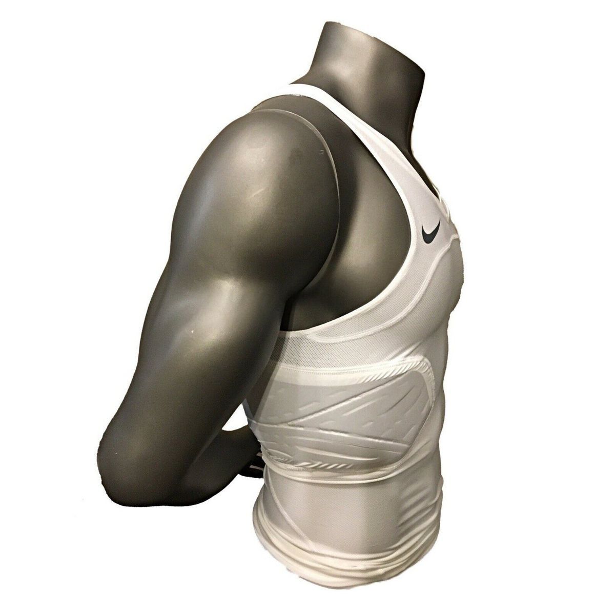 Майка компресійна з захистом Nike Pro Hyperstrong NBA Team Issued Padded Compression Basketball Tank Top White 881965-100, 3XL-T (3XL-Tall), В наявності, доставка 1-2 дні