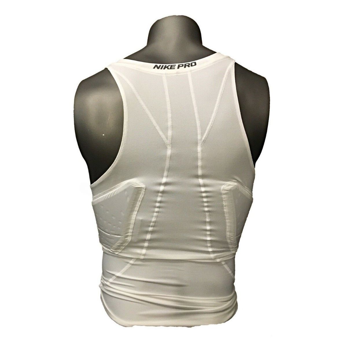 Майка компресійна з захистом Nike Pro Hyperstrong NBA Team Issued Padded Compression Basketball Tank Top White 881965-100, 3XL-T (3XL-Tall), В наявності, доставка 1-2 дні