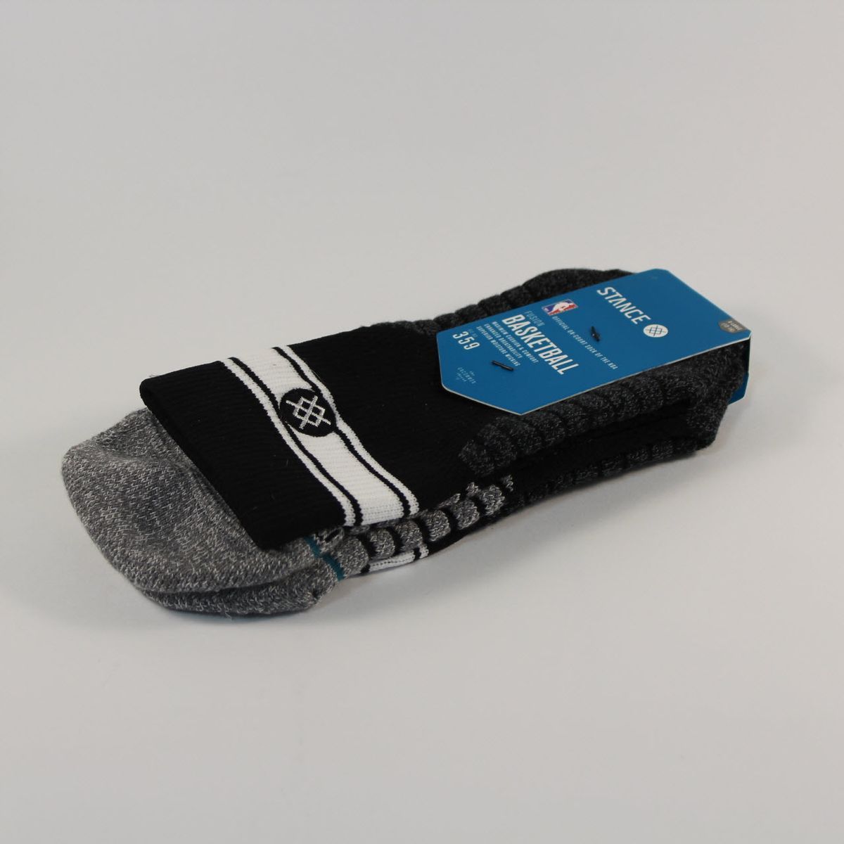Шкарпетки баскетбольні Stance NBA Quarter Bold Stripe Basketball Socks Black M359D6QTBS-BLK, XL (46-50), В наявності, доставка 1-2 дні