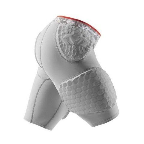 Шорти компресійні з захистом McDavid 7991 Hex Dual-Density Thudd Compression Shorts Grey, 2XL, В наявності, доставка 1-2 дні