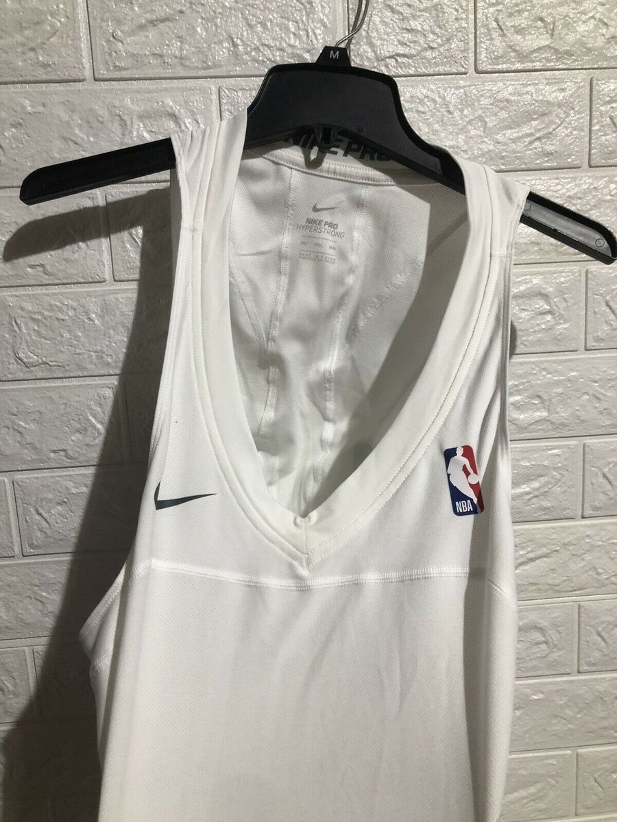 Майка компресійна з захистом Nike Pro Hyperstrong NBA Team Issued Padded Compression Basketball Tank Top White 881965-100, 3XL-T (3XL-Tall), В наявності, доставка 1-2 дні