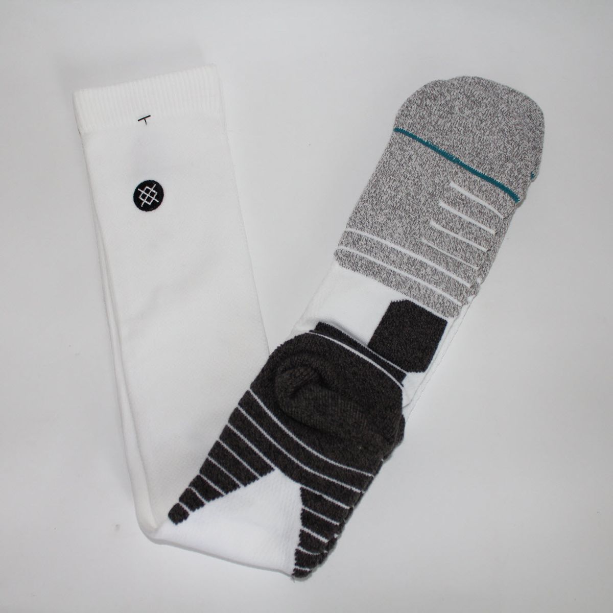 Шкарпетки баскетбольні високі Stance NBA Solid Knee High Basketball Socks White M559C5SLID-WHT-TALL, XL (46-50), В наявності, доставка 1-2 дні
