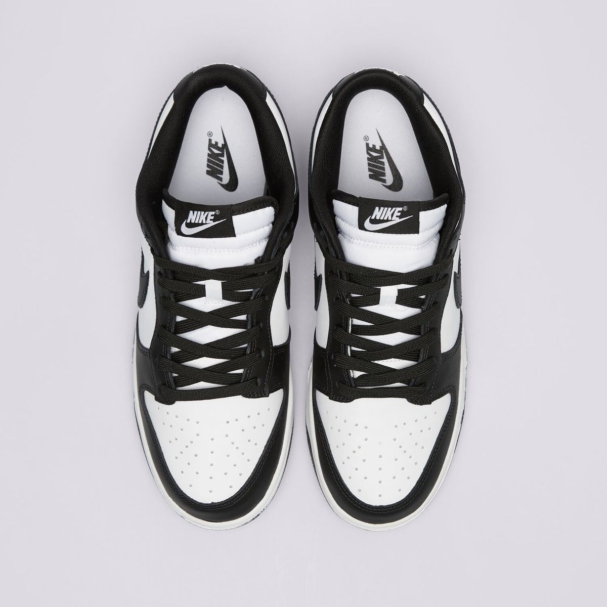 Кросівки чоловічі Nike Dunk Low Retro Panda Black White DD1391-100, 46, В наявності, доставка 1-2 дні