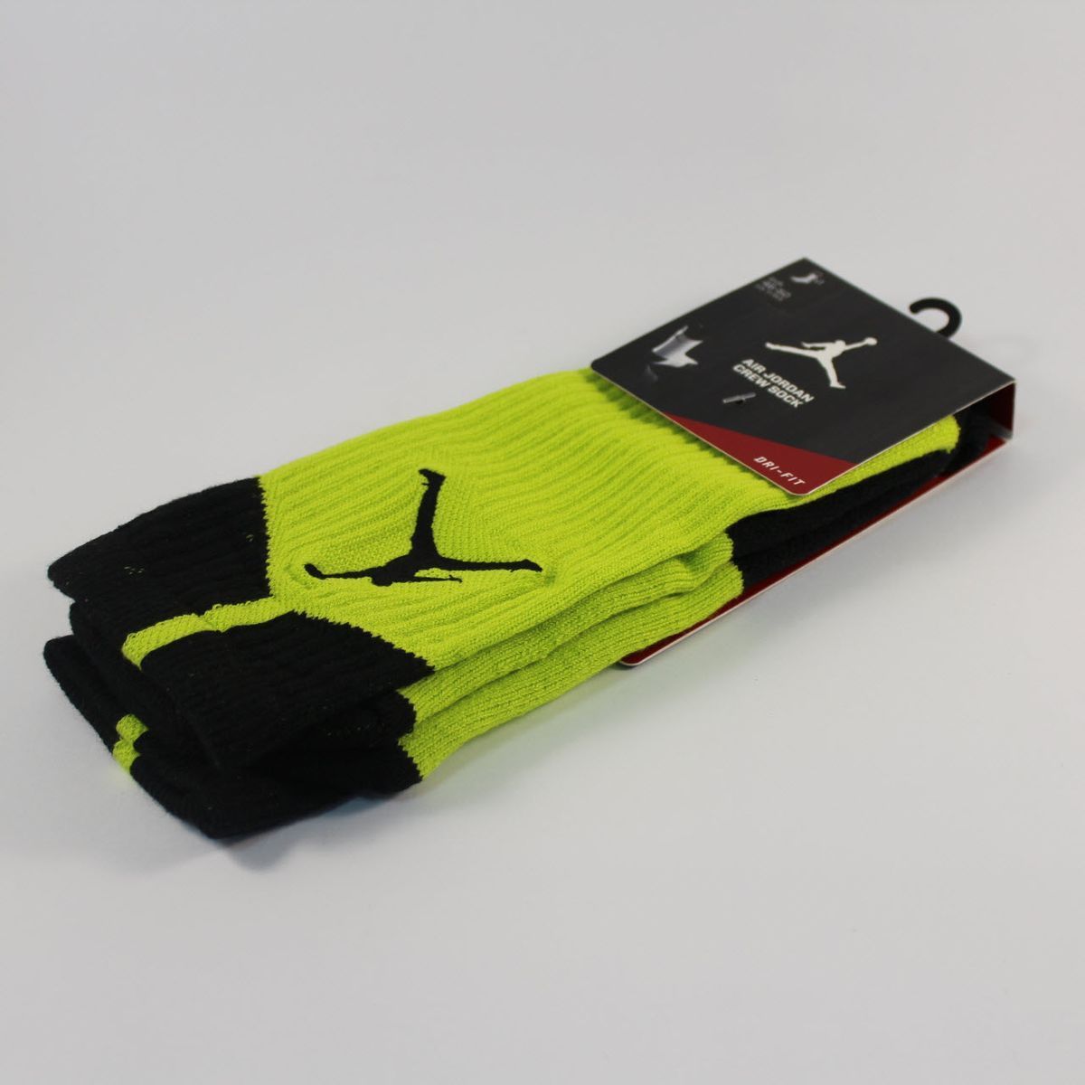 Шкарпетки баскетбольні Jordan Dri-Fit Crew Basketball Socks Volt 530977-301, XL (46-50), В наявності, доставка 1-2 дні