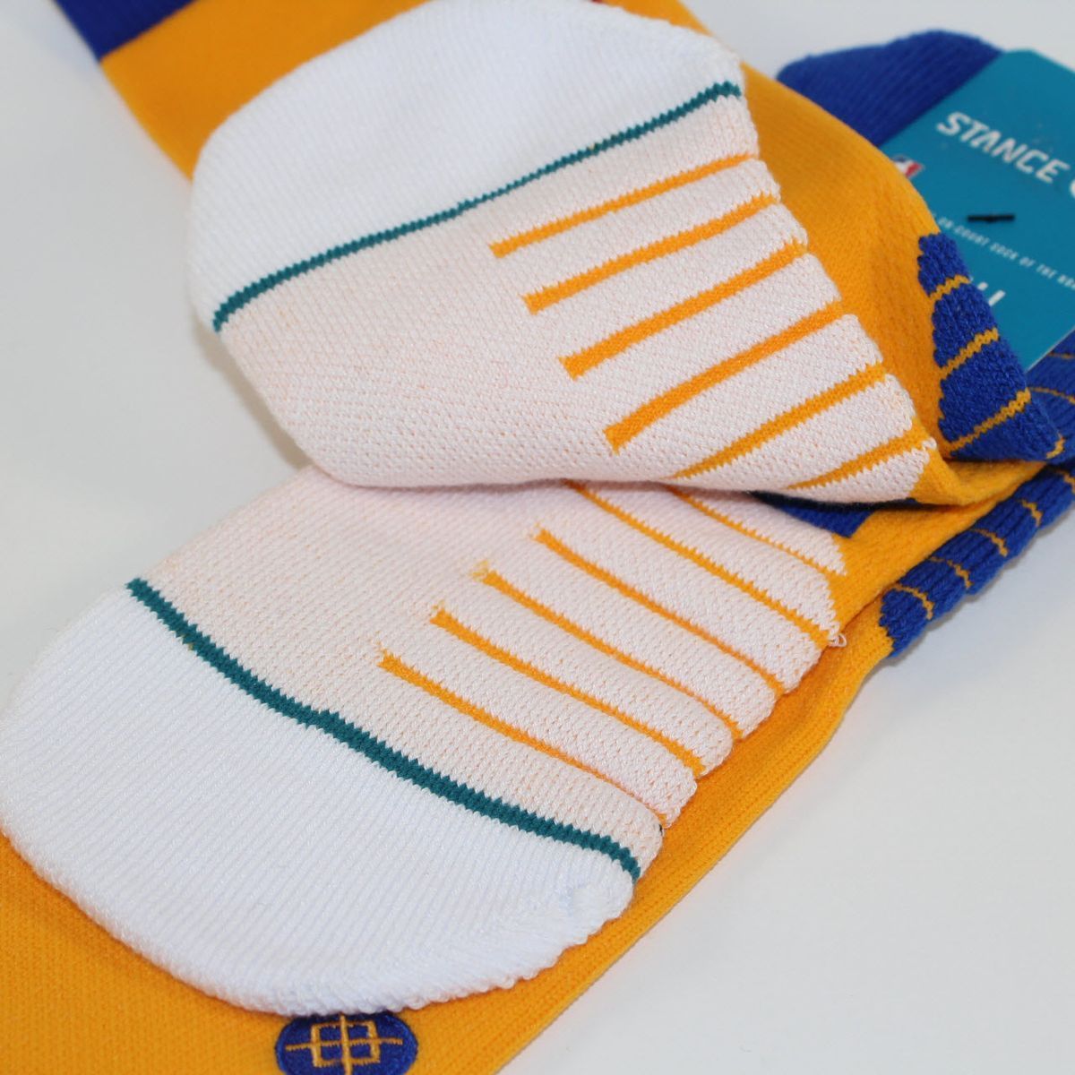 Шкарпетки баскетбольні Stance NBA Golden State Warriors Logo Crew Basketball Socks Yellow M559C5LCWA-YEL, XL (46-50), В наявності, доставка 1-2 дні