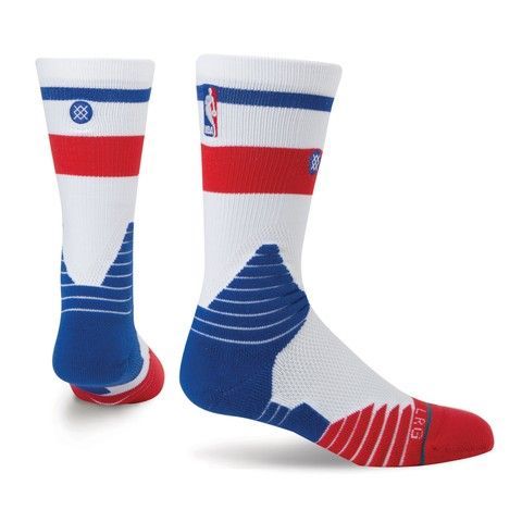 Шкарпетки баскетбольні Stance NBA Los Angeles Clippers Core Crew Basketball Socks White M559C5CCCL-WHT, XL (46-50), В наявності, доставка 1-2 дні