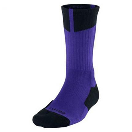 Шкарпетки баскетбольні Jordan Dri-Fit Crew Basketball Socks Purple 530977-423, XL (46-50), В наявності, доставка 1-2 дні