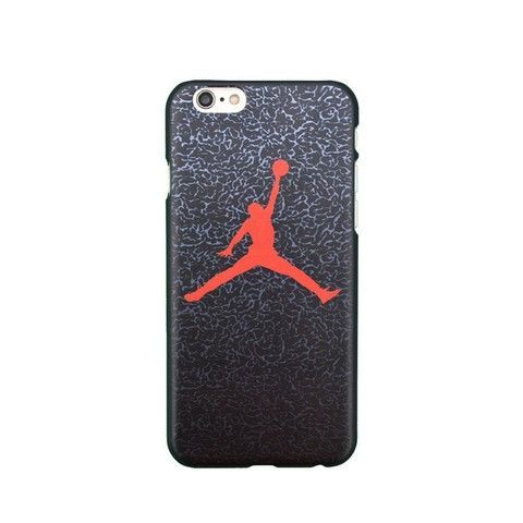 Чохол для iPhone - Jordan Air (чорно-червоний), iPhone 6/6s