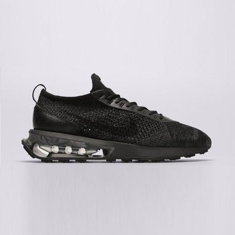 Кросівки підліткові Nike Air Max Flyknit Racer Black FD2764-001, 38.5, В наявності, доставка 1-2 дні
