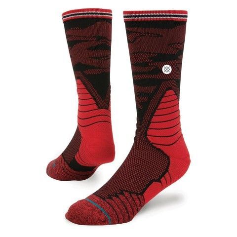 Шкарпетки баскетбольні Stance Daybreak Crew Basketball Socks White M559C16DAY-RED, L (42-46), В наявності, доставка 1-2 дні
